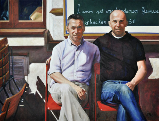 BROTHERS BY DILO // 80x60 cm // oil on canvas