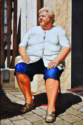MY NEIGHBOR‘S WIFE // 80x120 cm // oil on canvas