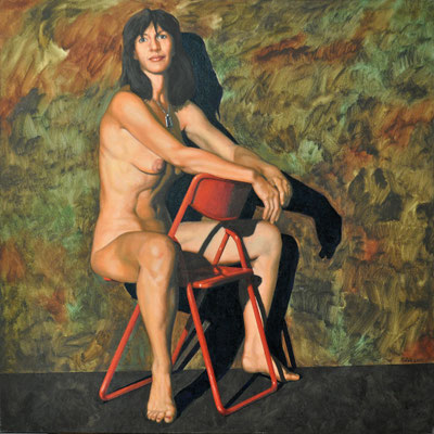 PETRA // 100x100 cm // oil on canvas