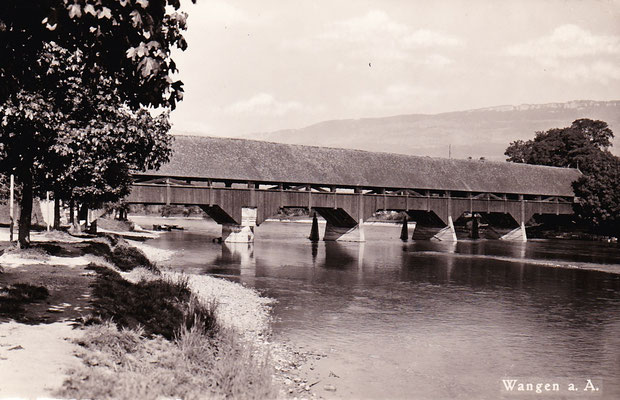 Die Brücke mit den neu erstellten Jochen von 1934