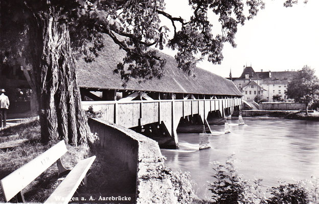 Aufnahme nach 1934 und vor 1965. Die Joche werden mit Vorpfeilern geschützt