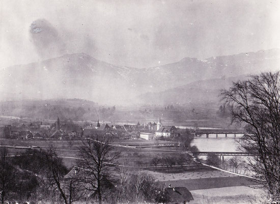 Wangen um 1900 - vom Friedberg aus - Foto von Adrian Rikli