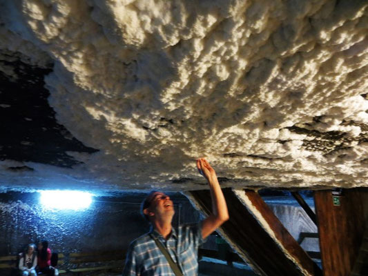 Kristallisiertes Deckengewölbe