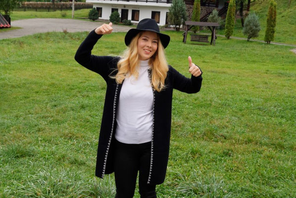 Alina Baidoc - unsere Reiseleiterin von Authentic Romania (Auhero Travel)