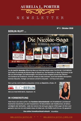 2018: Newsletter "Buchmesse in Berlin"
