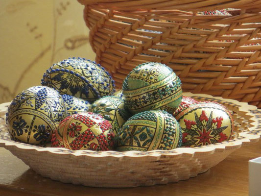 Eier-Kunstwerke