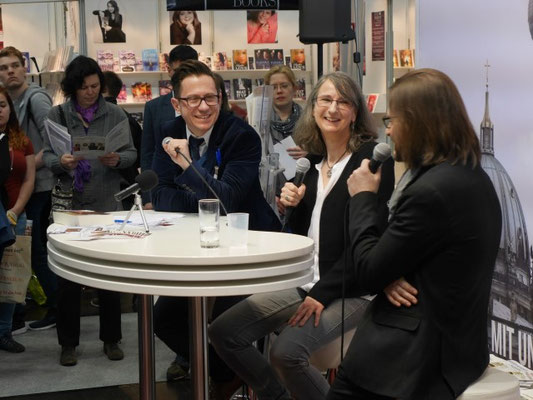 Spaß in der Talk-Runde