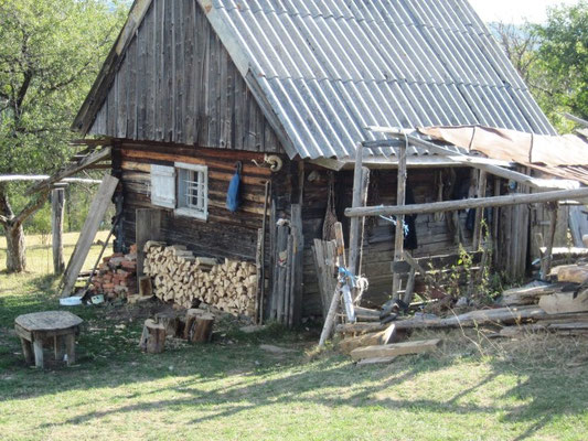 Eine Einsiedlerhütte