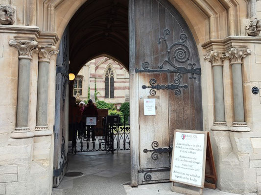 Eingangstor zum Balliol-College