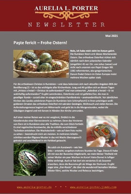 2021: Newsletter "Eierkunst zu Ostern in Rumänien"