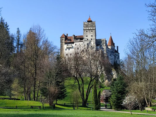 Castel Bran im Frühlingslicht
