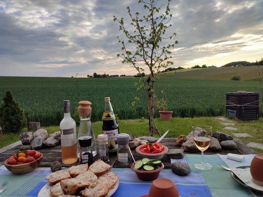 Briegel mit Schmiere zum Abendbrot 