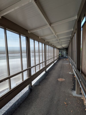 CMC Métallerie St OVIN/Avranches(50)-Passage couvert à Combourg(35)