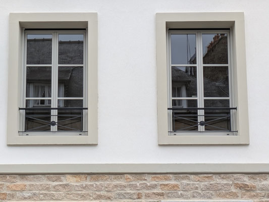 CMC Métallerie Avranches-St Ovin(50)-Garde-corps fenêtres.