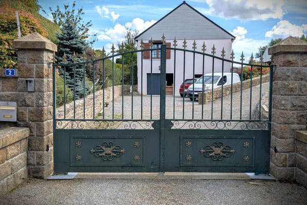 CMC Métallerie Avranches(50)-Restauration de portail- BRECEY (50)