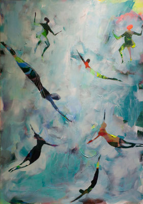 Schwerelos | Acryl | 70 x 100 cm