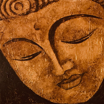 Ruhender Blick II – 60 x 60 cm