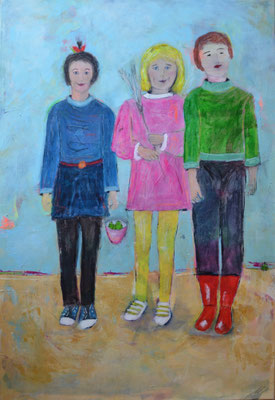 Sei kein Frosch | Acryl auf Leinwand | 70 x 100 cm