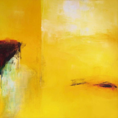 Gelbfieber, Acryl, 100 x 100 cm