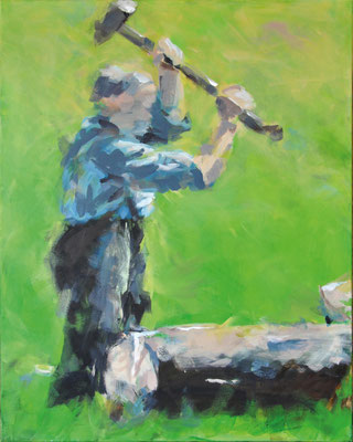 Lorenz, Acryl, 80 x 100 cm