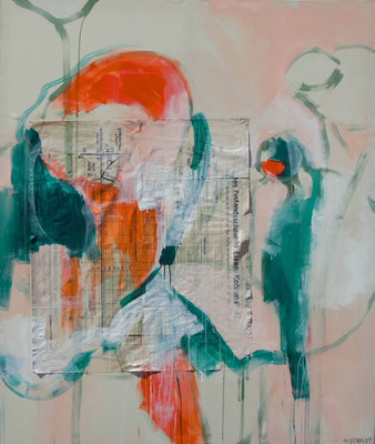 perlit – Acryl, Papier auf Leinwand  – 150 x 175 cm (Einzelarbeit) – 2018-19