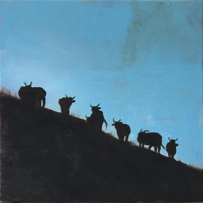 Dem Himmel so nah 2, Acryl, 50 x 50 cm