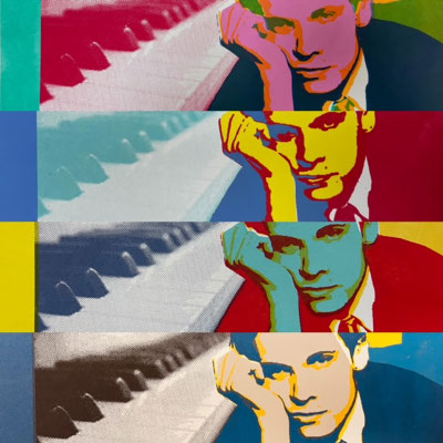 Glenn Gould – Siebdruck