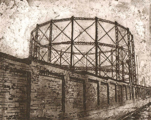 Gasworks – Radierung