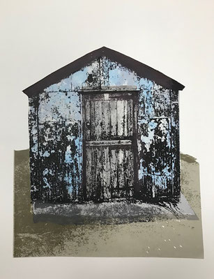 Schuppen – Siebdruck