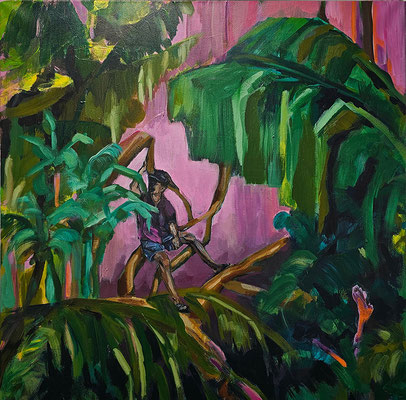 Emerald Symphony 6 – 80 x 80 cm
