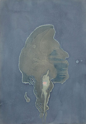 Ligustrum, Liguster auf Pappe, 70 x 100 cm