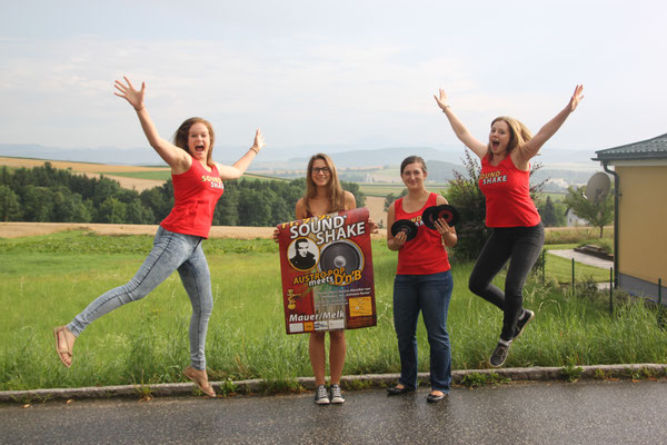 Der SoundShake 2016 wird zum "Abheben", finden Michelle, Lea, Flora und Magdalena von der Musikkapelle Mauer