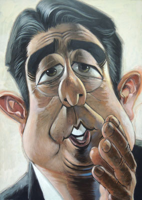 第8位　安倍晋三　by 田畑伴和 (所属：チームタワーズ）