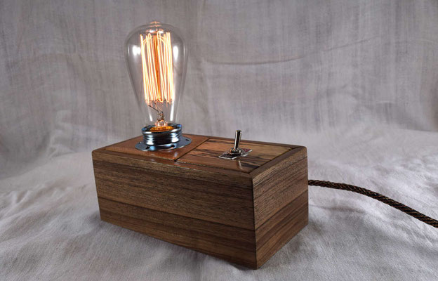 Lampe à poser vintage 1 ampoule Edison