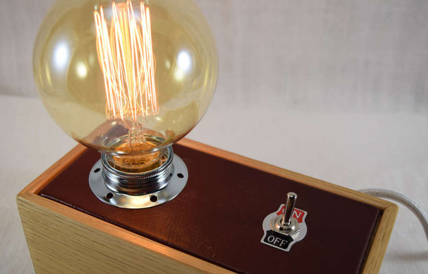 Lampe à poser vintage 1 ampoule Edison