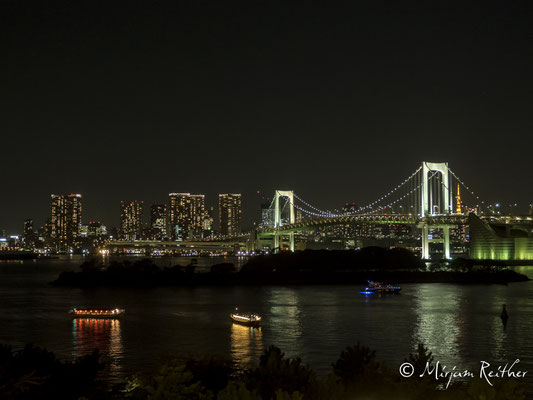 Rainbowbridge von Odaiba aus gesehen, Tokio, Japan