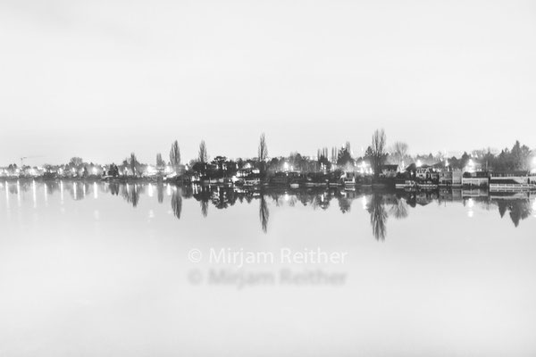 Alte Donau in der Nacht