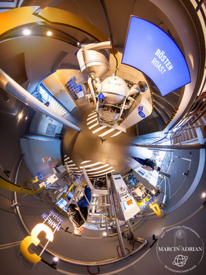 Schokoladenmuseum Köln, Am Schokoladenmuseum 1a in Köln 360° Panorama Virtual Reality Touren und 360° Tiny Planet Content Creator, Marcin Adrian Fotograf aus Wesseling in NRW 360° Panorama ersteller in Deutschland
