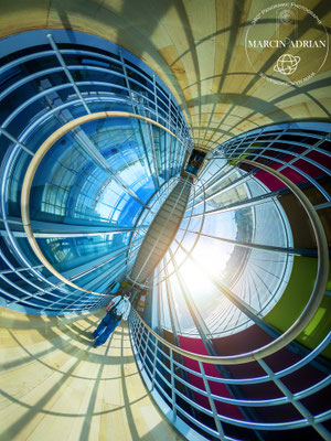 Schokoladenmuseum Köln, Am Schokoladenmuseum 1a in Köln 360° Panorama Virtual Reality Touren und 360° Tiny Planet Content Creator, Marcin Adrian Fotograf aus Wesseling in NRW 360° Panorama ersteller in Deutschland