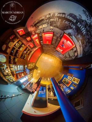 Schokoladenmuseum Köln, Am Schokoladenmuseum 1a in Köln 360° Panorama Virtual Reality Touren und 360° Tiny Planet Content Creator, Marcin Adrian Fotograf aus Wesseling in NRW 360° Panorama ersteller in Deutschland