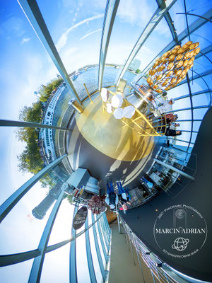 Schokoladenmuseum Köln, Am Schokoladenmuseum 1a in Köln 360° Panorama Virtual Reality Touren und 360° Tiny Planet Content Creator, Marcin Adrian Fotograf aus Wesseling in NRW 360° Panorama ersteller in Deutschland