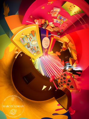 Schokoladenmuseum Köln, Am Schokoladenmuseum 1a in Köln 360° Panorama Virtual Reality Touren und 360° Tiny Planet Content Creator, Marcin Adrian Fotograf aus Wesseling in NRW 360° Panorama ersteller in Deutschland