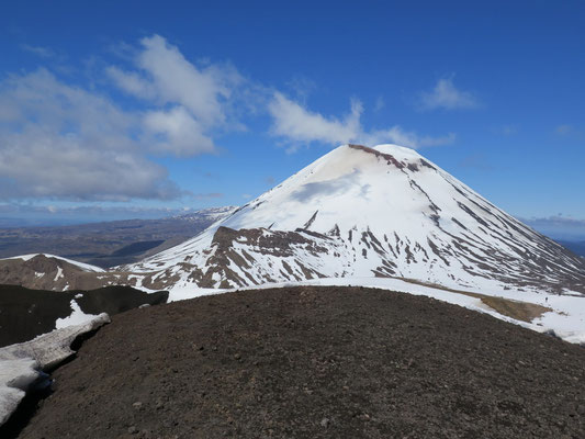 Tongariro Alpine Crossing Wanderung. Für die Herr der Ringe Kenner: Dies ist Mordor