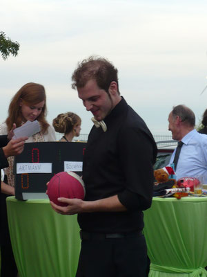 Timo bei Basketball Spiel