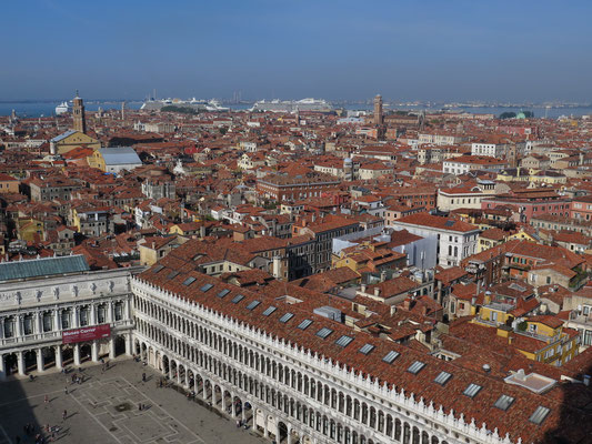 Ausblick über Venedig vom Campanile di San Marco