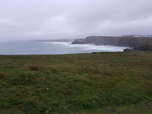 Porth mit Blick auf Watergate Bay