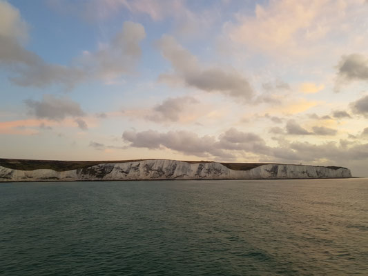 White Cliffs sind sichtbar