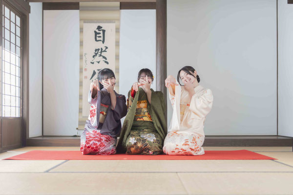 姉妹の思い出 大人和装 otona-waso 扶桑町フォトスタジオ エフエスティ