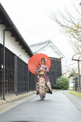 犬山市　扶桑町　ママ振袖　【f-st.】Photo Studio　ロケーション