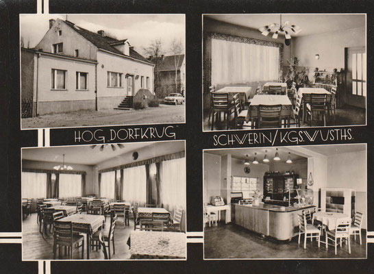 HOG Dorfkrug, Postkarte, gelaufen 27.8.1969, Samml. Franke